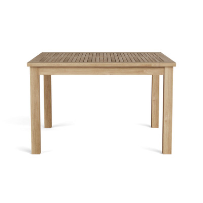Anderson Teak 47" Windsor Square Small Slat Dining Table