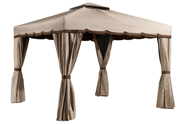 Sojag 500-9165388 Roma Gazebo 10 x 10 ft. - Beige & Brown