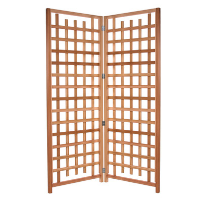 All Things Cedar TS33-2 2-Panel Trellis Privacy Screen - Cedar