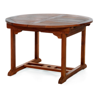 All Things Cedar 7-Piece Oval Extension Table Folding Chair Set with Cushions - Cedar