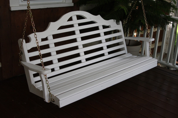 A&L Furniture Marlboro Porch Swing - Yellow Pine