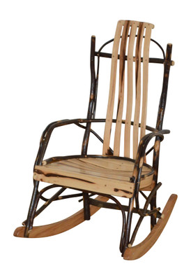 Amish Handcrafted Hickory Child's Rocker