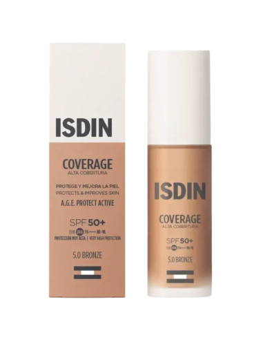 ISDIN COVERAGE SPF50  COLOR 5.0 BRONZE