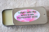 Peppermint Rose natural lip balm in old-fashioned sliding tin
