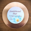 Pumpkin Spice Soy Candle, 11 oz Tan Glass Jar
