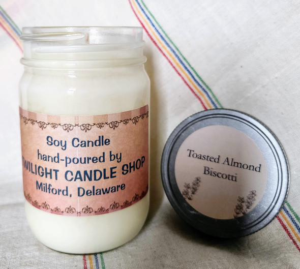 Mason Jar Soy Candle, custom scent