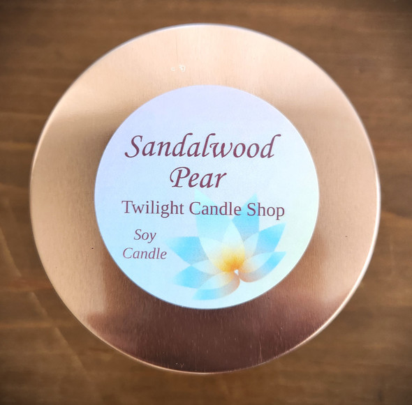 Pumpkin Spice Soy Candle, 11 oz Tan Glass Jar