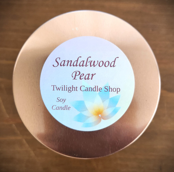 Pumpkin Spice Soy Candle, 11 oz Tan Glass Jar