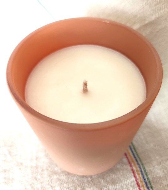 Pumpkin Spice Soy Candle, 11 oz Tan Glass Jar
