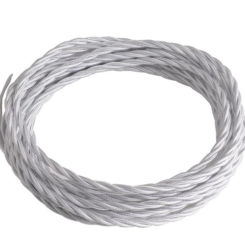 CAVO ELETTRICO CLAY BIANCO 2X0,75 2500CM