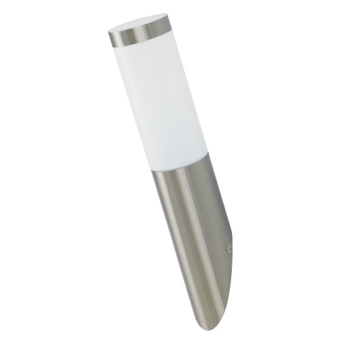 Applique da esterno TOKYO in acciaio nichel 37.6 cm.