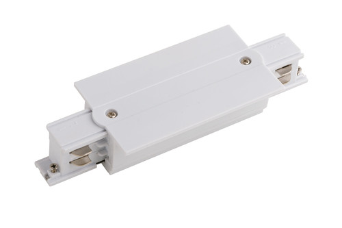 Connessione lineare bianca per binario trifase TRACK ad Faretto ad incasso