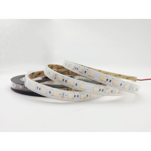 STRIP LED 5050 DC24V IN KAPTON E SILICONE 60 LED/M 14.4W/M 1430LM/M 4000K IP67 1.5X500X0.5CM