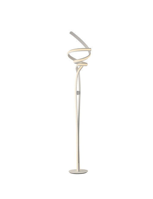 Piantana LED MYSTRALin alluminio bianco dimmerabile 36W luce naturale