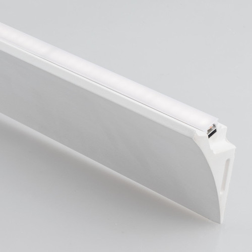 Profilo VELA a veletta in gesso verniciabile 1 m.