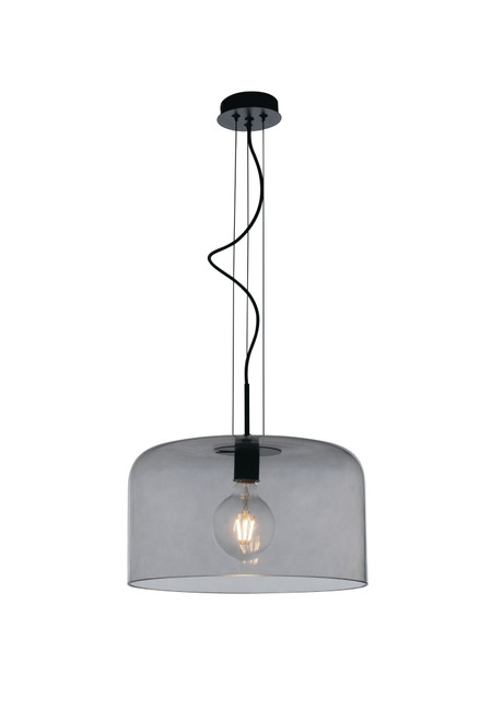 Sospensione GIBUS in vetro grigio 40 cm. Sospensione GIBUS in vetro grigio 40 cm.
