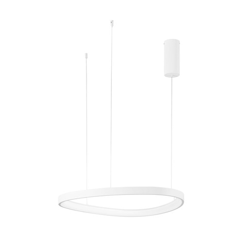 Sospensione LED KLAPTON in alluminio bianco con funzione CCT 65 cm. Sospensione LED KLAPTON in alluminio bianco con funzione CCT 65 cm.