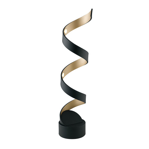 Lampada da tavolo HELIX nera e oro 12W 4000K (luce naturale) Lampada da tavolo HELIX nera e oro 12W 4000K (luce naturale)