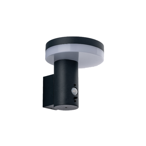 Applique solare LED ENYA antracite con sensore di movimento 4000K