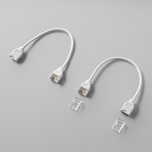 Connettore flessibile per striscia LED 220V spessore 0,8 cm.