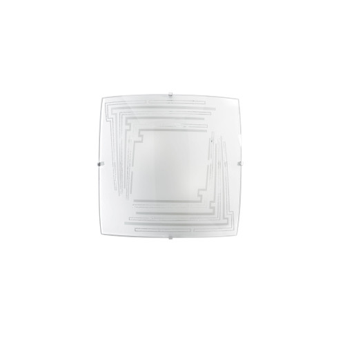 Plafoniera CONCEPT in vetro bianco 30 cm. Plafoniera CONCEPT in vetro bianco 30 cm.