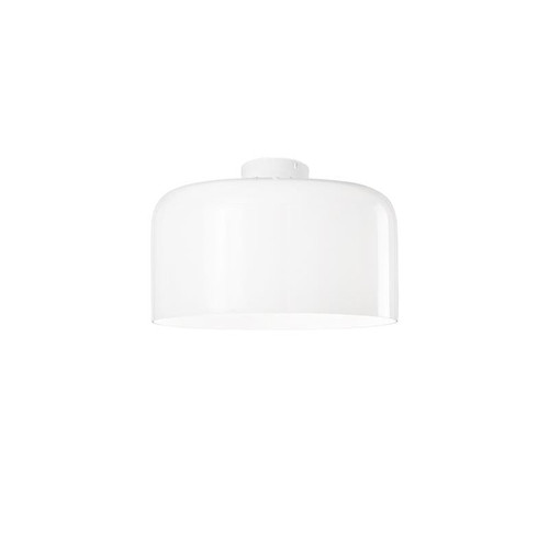 Plafoniera GIBUS in vetro bianco 35 cm. Plafoniera GIBUS in vetro bianco 35 cm.