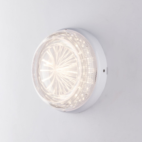 Plafoniera LED da esterno CAPRI bianca 20W luce naturale 20.7 cm.