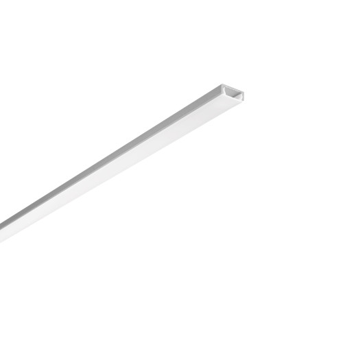 Profilo MILANO argento in alluminio 1 metro