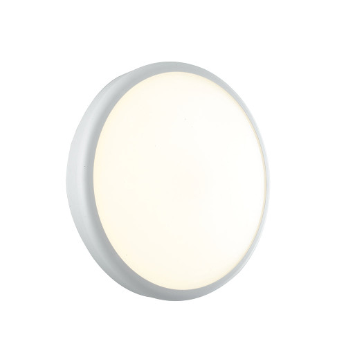 Plafoniera da esterno LED EVER tonda bianca 30W 4000K 30 cm.