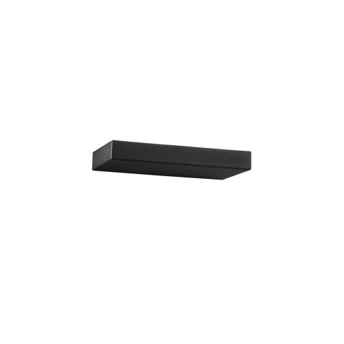 Applique LED EIDOS in metallo nero con potenza regolabile e CCT
