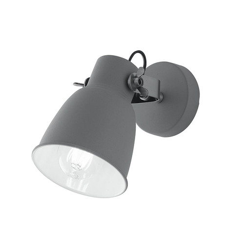 Applique LEGEND in metallo grigio con interno bianco Applique LEGEND in metallo grigio con interno bianco