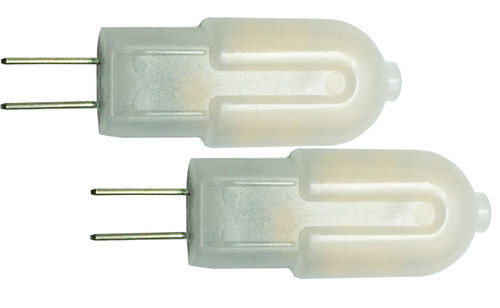 kit 2pz lampadine led g4 12v ac/dc 1,5w 120lm 3000k 360° 12x37mm 25000h cri80