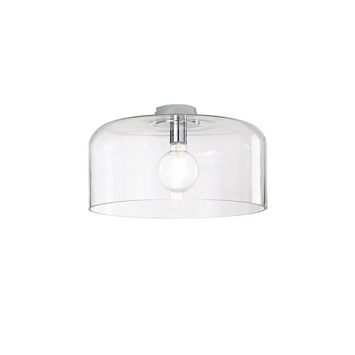 Plafoniera GIBUS in vetro trasparente 40 cm. Plafoniera GIBUS in vetro trasparente 40 cm.