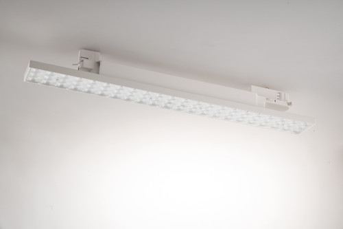 Lampada LED lineare MAXWELL con adattatore trifase bianco 25W 3000K (luce calda)