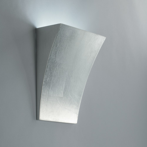 Applique ALMA a veletta in foglia argento 25x10x19cm.