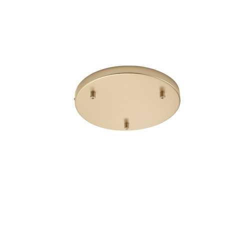 Rosone rotondo per sospensione PIREX a tre luci in metallo oro 32 cm. Rosone rotondo per sospensione PIREX a tre luci in metallo oro 32 cm.