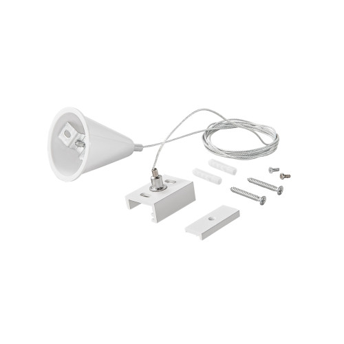  Sistema sospensione per binario sei fili rail dali bianco