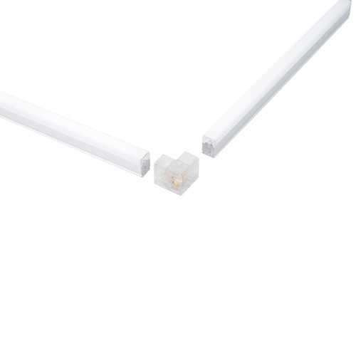 90° edge connector per barra led shape