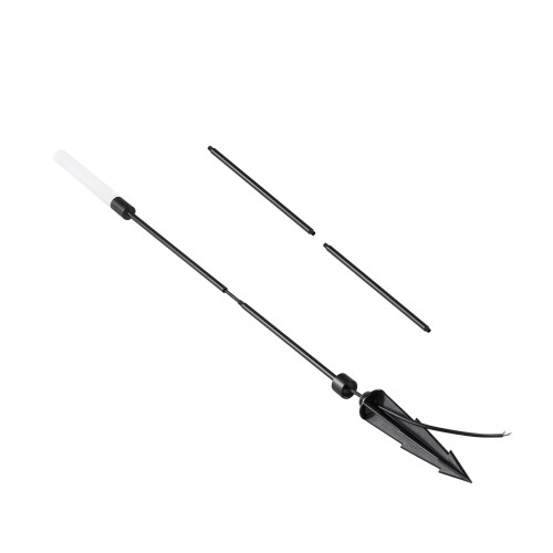 Paletto LED WAX da esterno antracite 3W 3000K (luce calda) 120 cm.