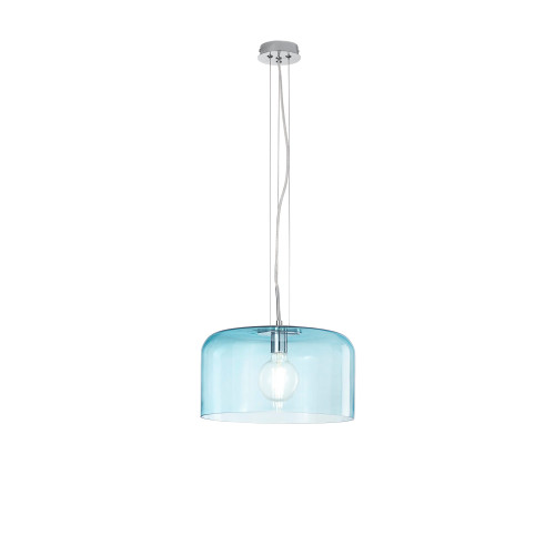 Sospensione GIBUS in vetro blu 35 cm. Sospensione GIBUS in vetro blu 35 cm.