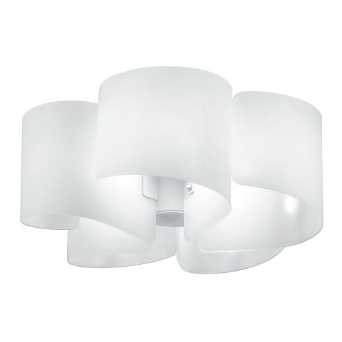 Plafoniera IMAGINE in vetro argento 63 cm. Plafoniera IMAGINE in vetro argento 63 cm.