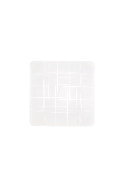 PLAFONIERA TRYGO BIANCA IN PMMA 24W CCT 3000/4000/6500K 41X41CM*7CM