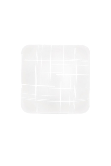 PLAFONIERA TRYGO BIANCA IN PMMA 40W CCT 3000/4000/6500K 50X50CM*8CM