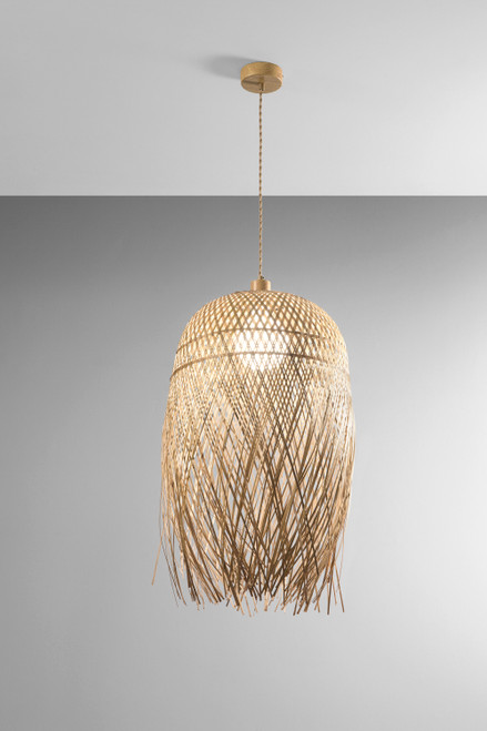 Sospensione Bahamas in bambÃ¹ naturale