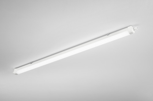 PLAFONIERA LED STAGNA RUBIS BIANCA IN PC 50W 6000LM CCT 3000/4000/6500K IP65 1500X58X62MM