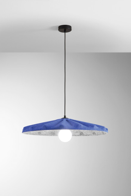 Sospensione WIMBLEDON blu in feltro naturale