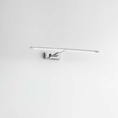 Applique LED ANDROMEDA in metallo cromato orientabile 4W 3000K (luce calda)