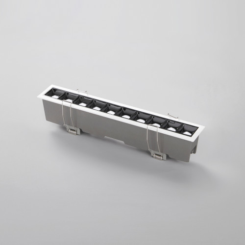 Faretto da incasso lineare antiriflesso Sinkro con struttura in alluminio - Funzione CCT