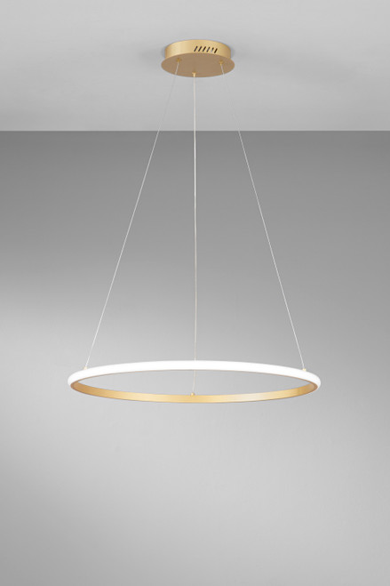 SOSPENSIONE LED AXIS ORO 31W 3300LM CCT 60X150CM