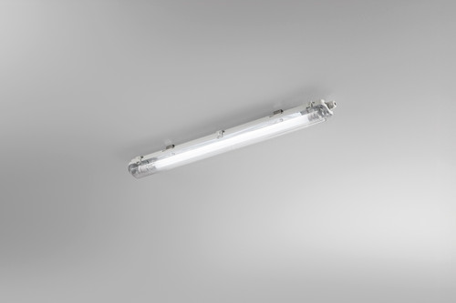 PLAFONIERA STAGNA LED ATLANTIC SILVER 1XT8 INCLUSO IP65 60CM